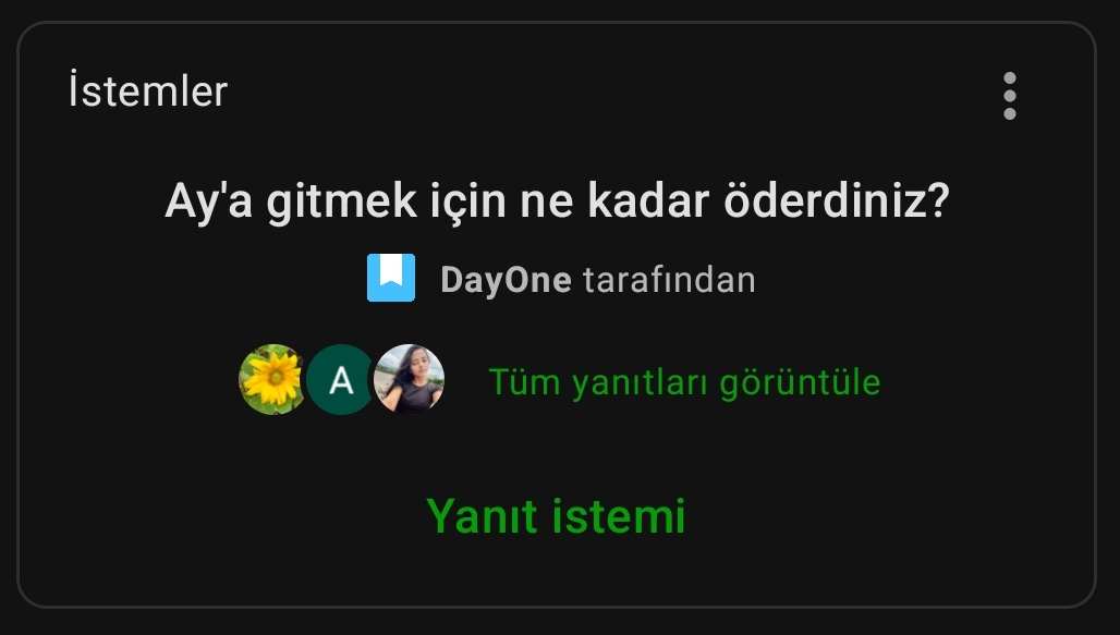 Ay'a gitmek için ne kadar öderdiniz? 100 bin dolar?