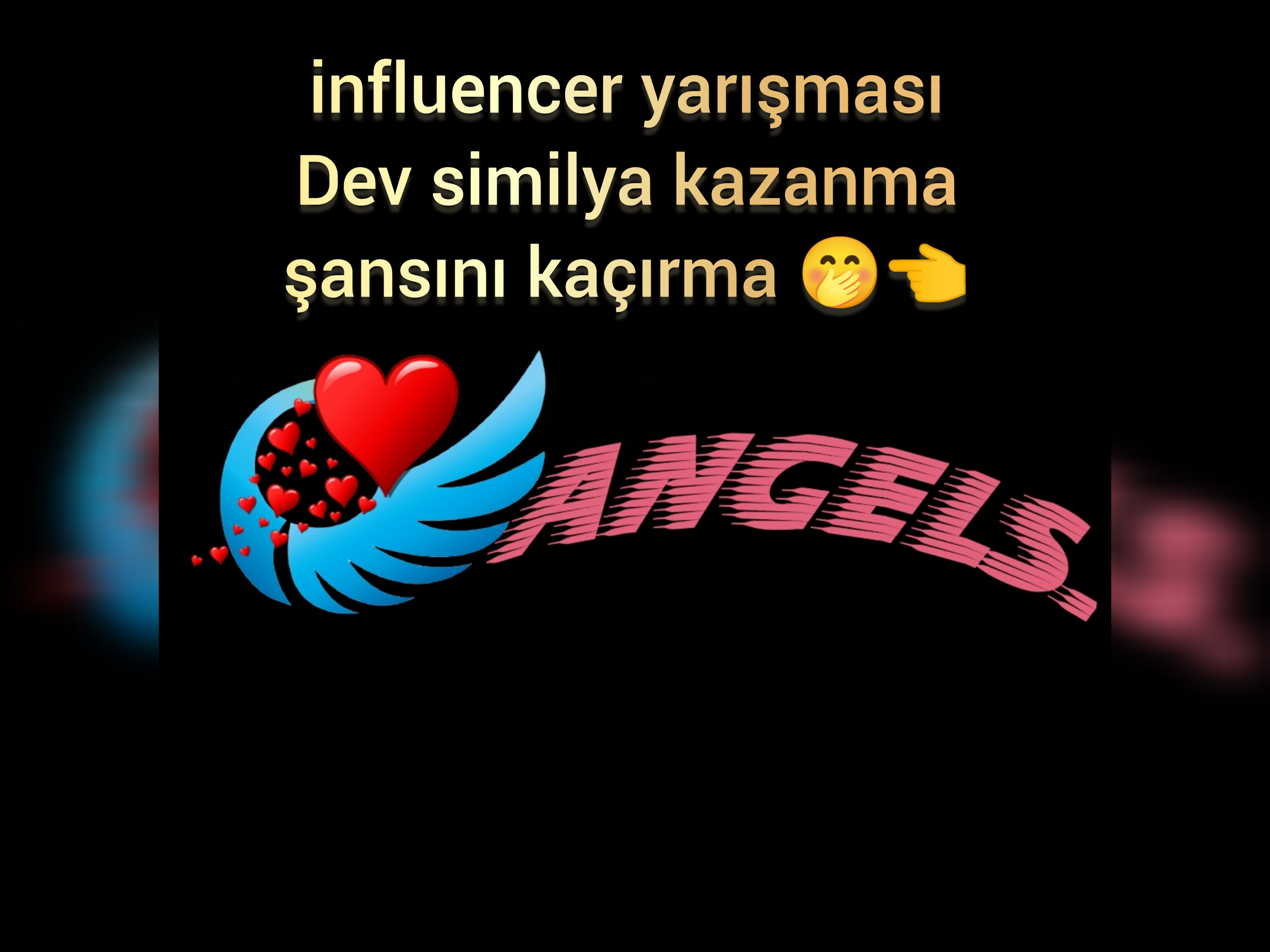 AngelsTurkiye influencer yarışmasından dev similya ödülü 😂bilgi için videoyu izle 💕🏳️‍🌈