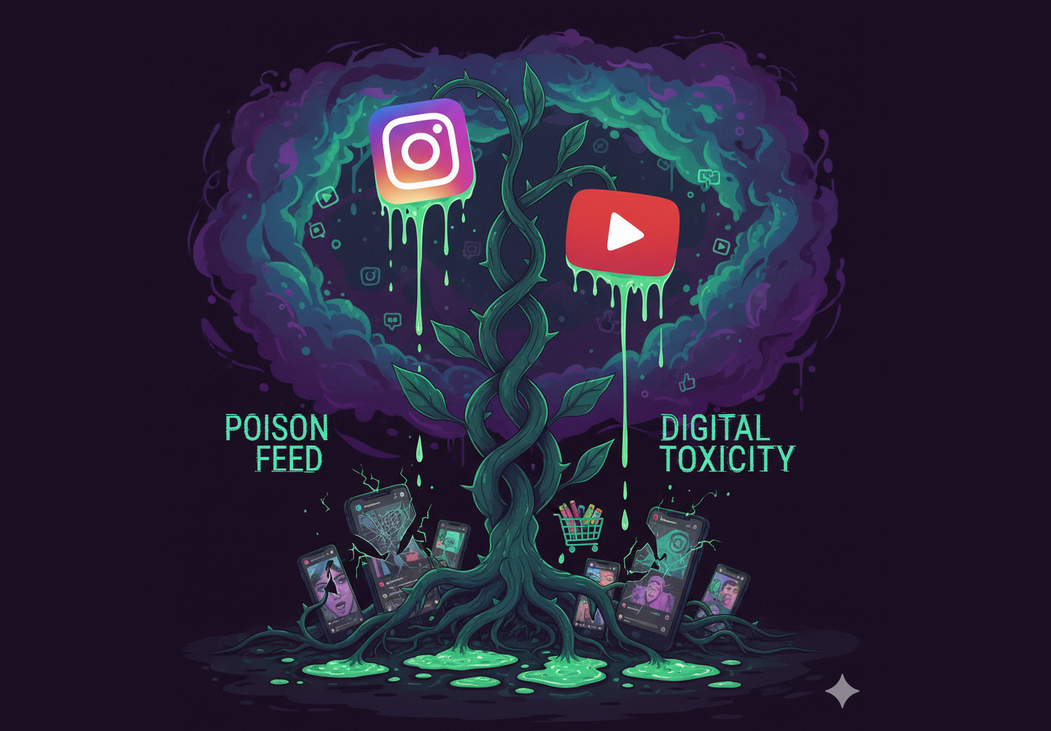 Poisonously Instagram and YouTube