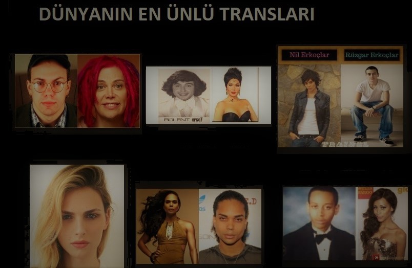Dünyaca ünlü transseksüel şöhretler (Yerli Yabancı)
