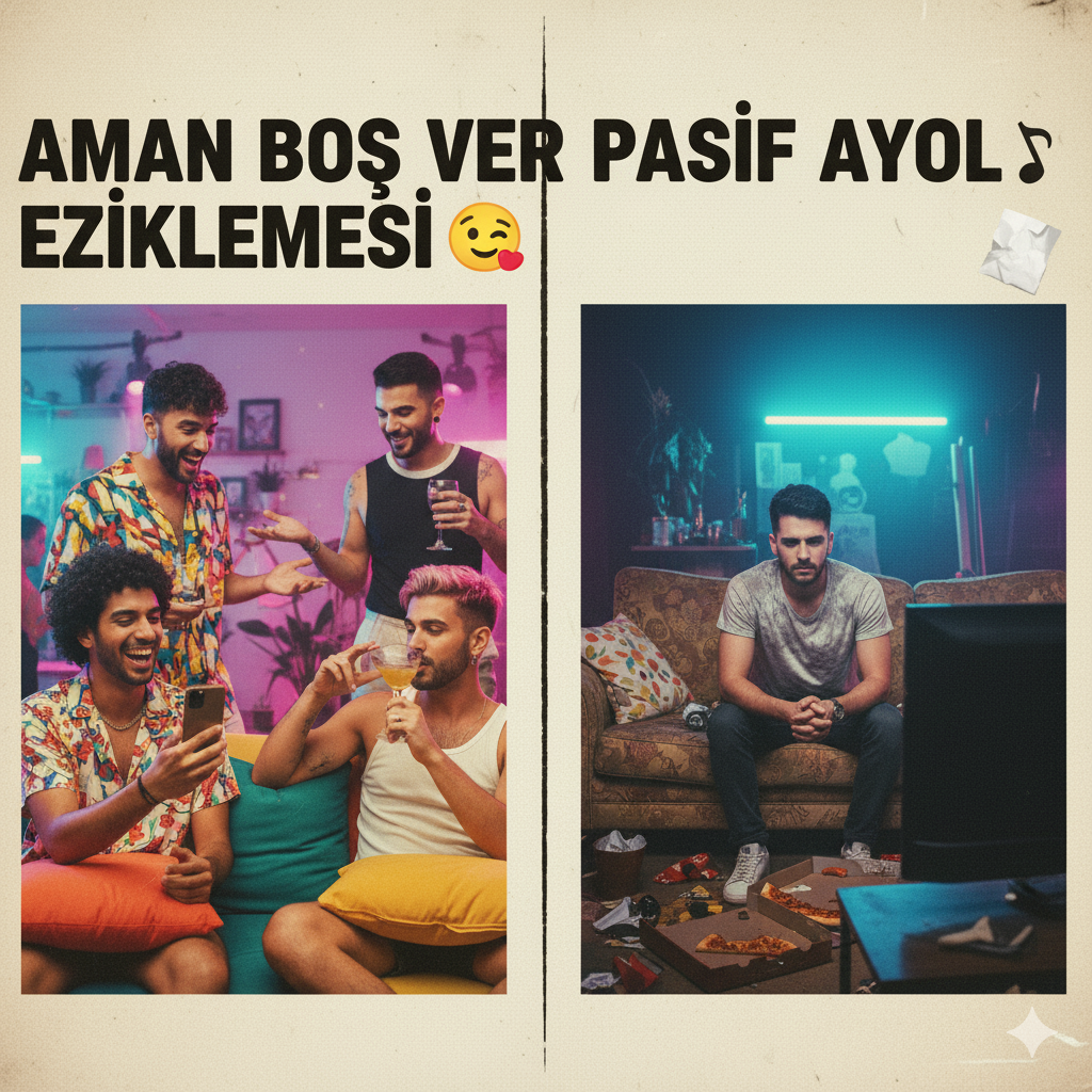 ‘Aman boş ver pasif ayol’ eziklemesi