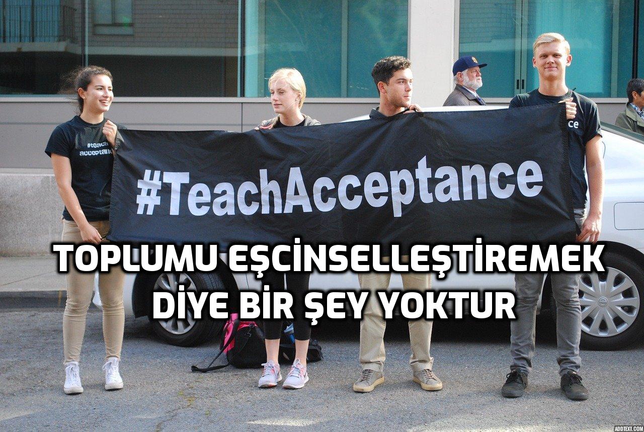 Toplumu eşcinselleştirmek ve eşcinsellik bağlantısı